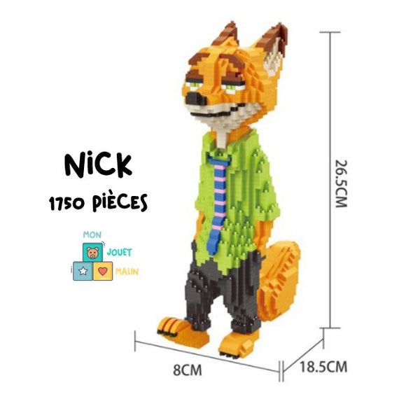 Nanobricks mini LEGO zootopia Nick renard