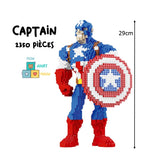 Nanobricks Nanoblocks mini LEGO Captain America