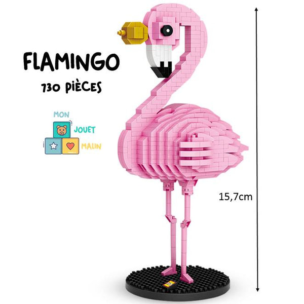 Nanobrick Nanobloc mini lego flamand rose