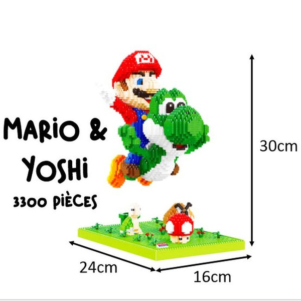 Nanobricks mini LEGO Mario et Yoshi Nintendo