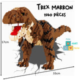 Nanobricks mini lego dinosaure trex